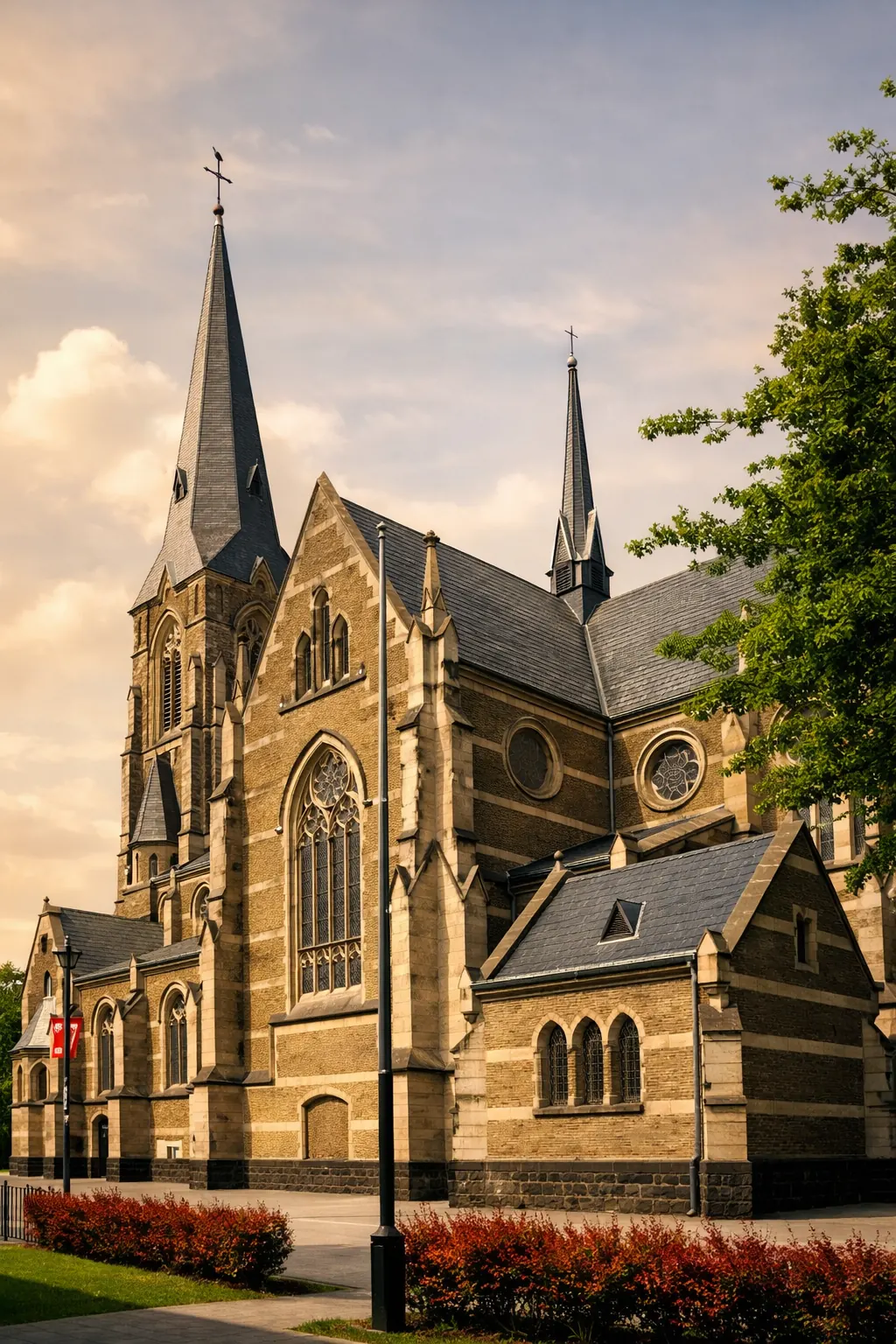 Historische Herz-Jesu Kirche in Mönchengladbach Bettrath-Hoven